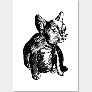 French Bulldog Puppy Posters and Art